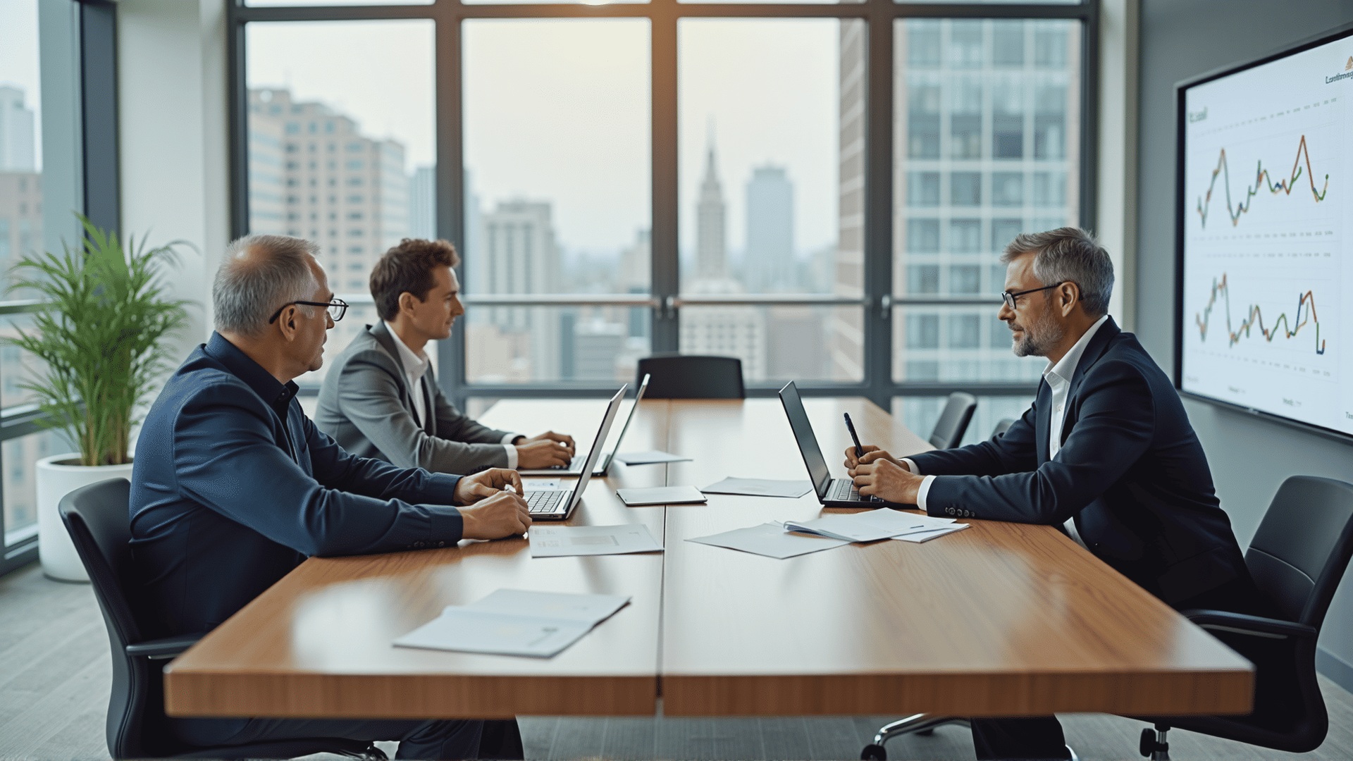 Financial planning meeting